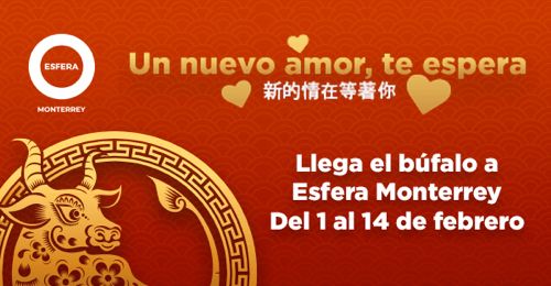 Llega el búfalo a Esfera Monterrey